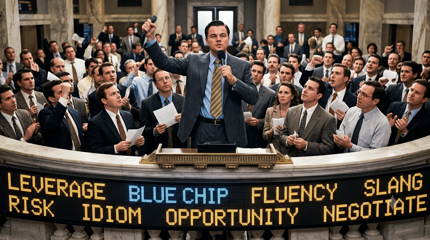 Learn English with Movies: Wall Street English vs. The Wolf of Wall Street